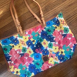 Dooney & Burke Floral Large Tote/Shoulder Bag